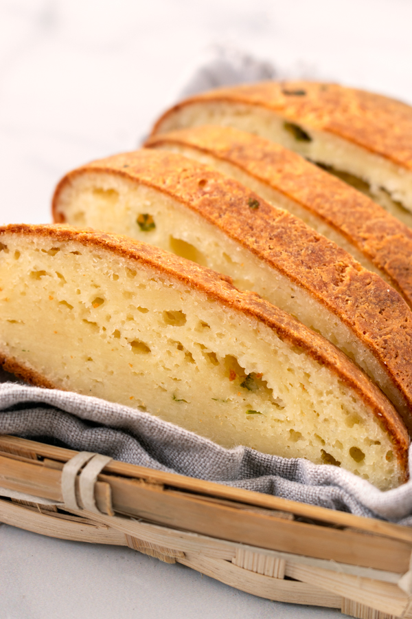 Pane chetogenico al formaggio immagine