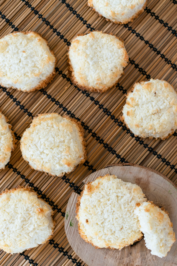 Biscotti al cocco senza zucchero immagine