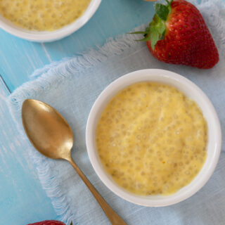 Budino Al Cocco Con Perle Di Tapioca immagine