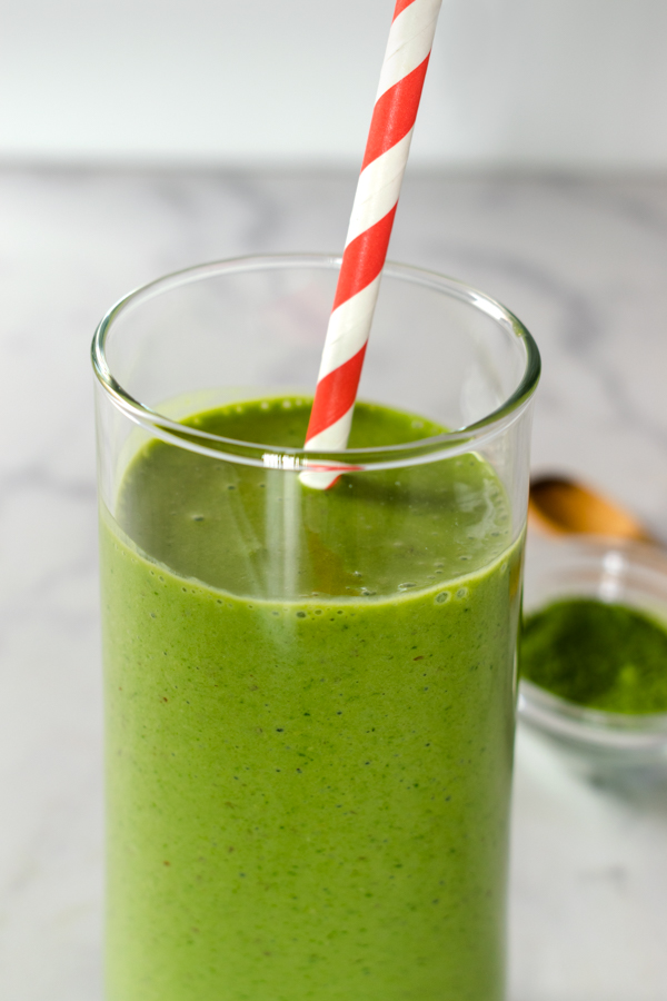 Frappè Alla Banana Con Tè Matcha immagine