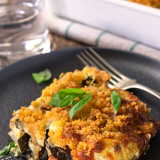 Lasagne senza glutine con melanzane e zucchine immagine