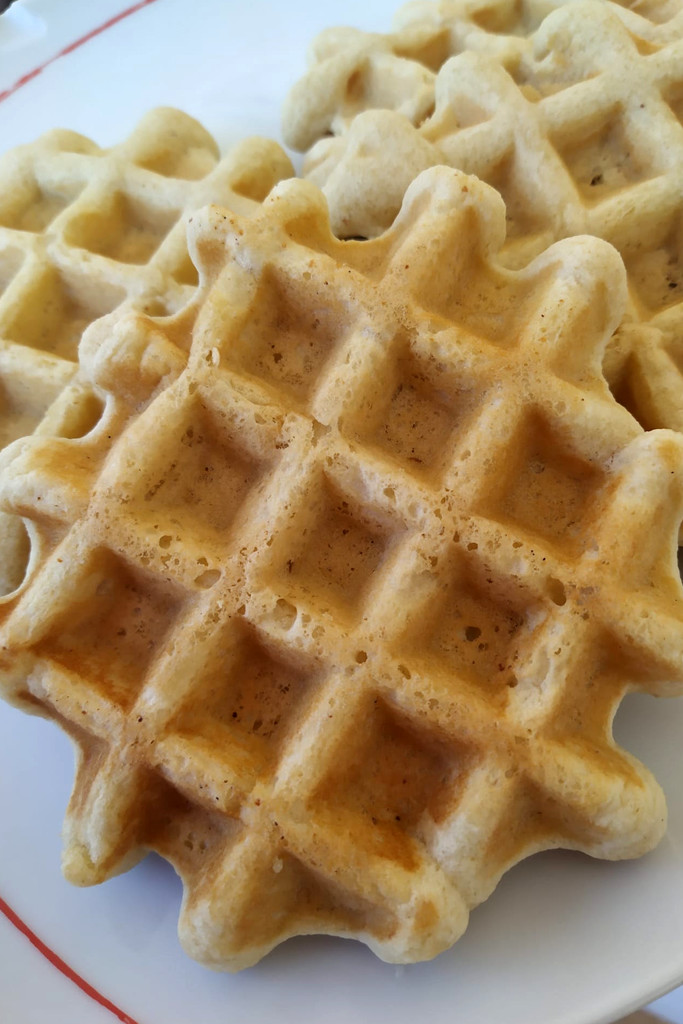 Waffle sfiziosi con farina di riso immagine