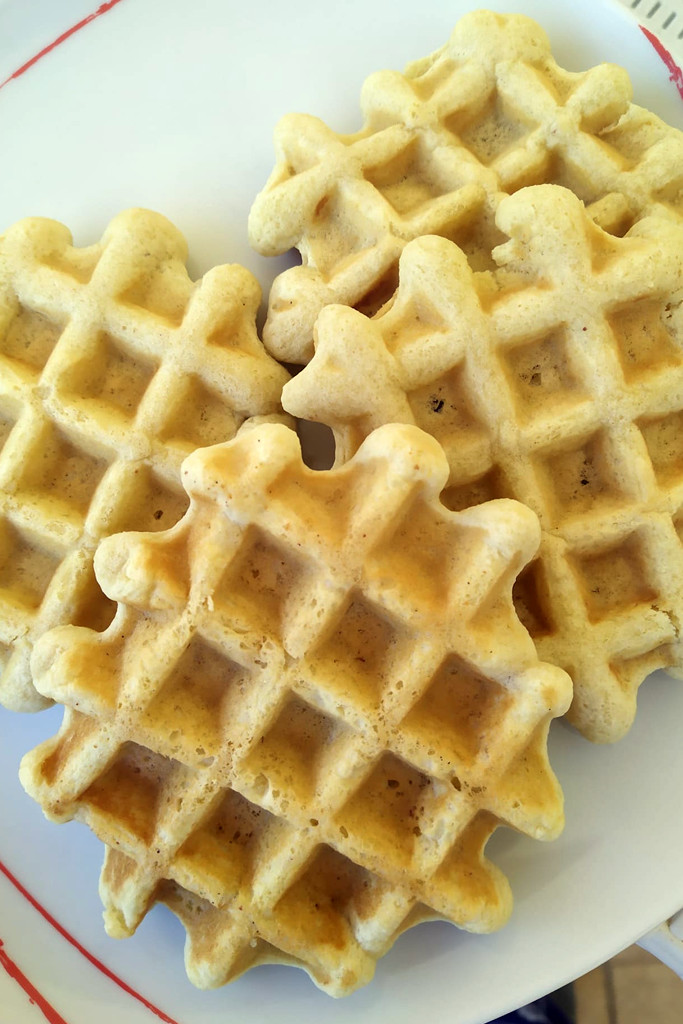 Waffle sfiziosi con farina di riso immagine