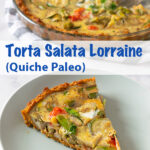 Torta Salata Lorraine Vegetariana immagine