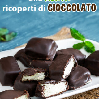 Marshmallow alla Menta Ricoperti di Cioccolato immagine