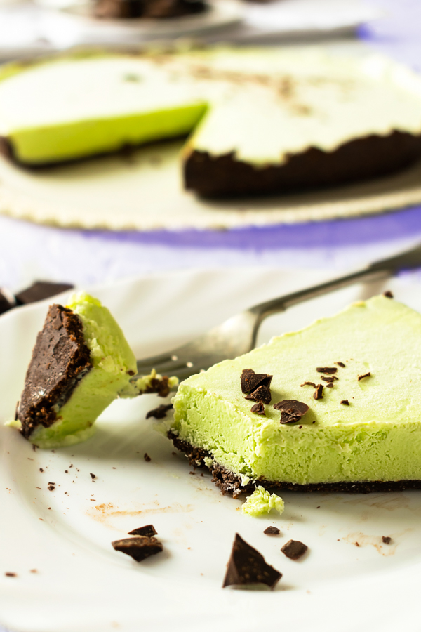 Torta Stile Grasshopper Chetogenica Torta Stile Grasshopper Chetogenica immagine