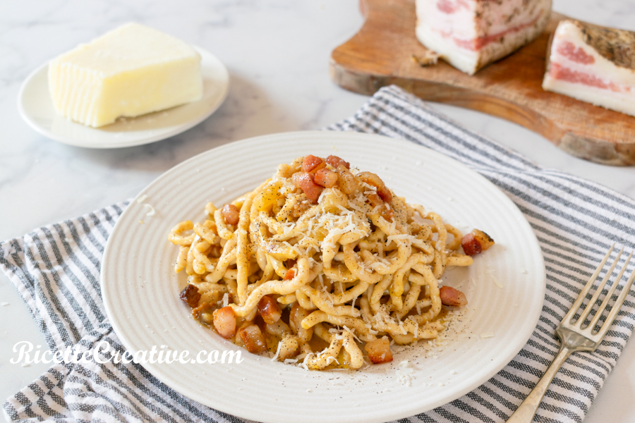 Spaghetti di pollo alla Carbonara Chetogenici