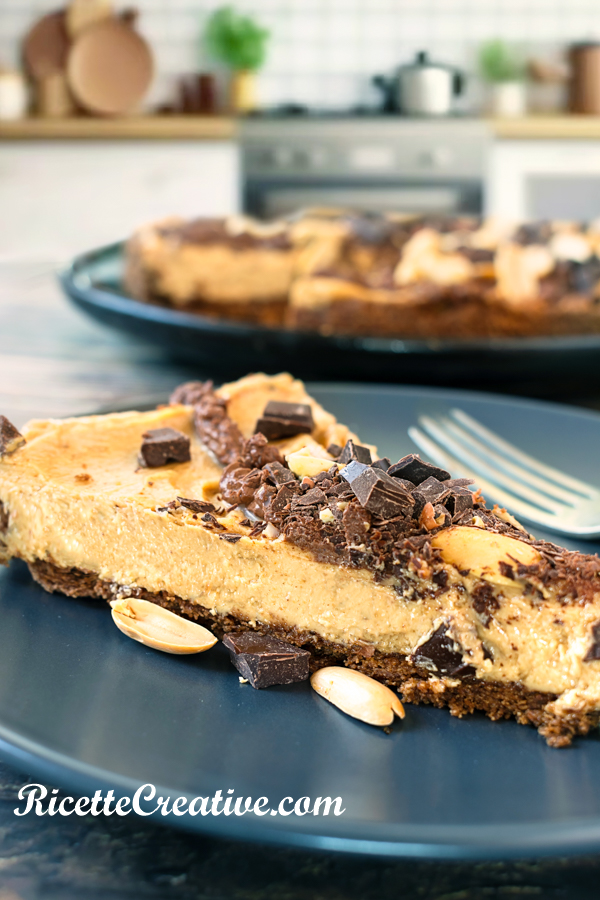 Torta al Burro di Arachidi e Cioccolato chetogenica